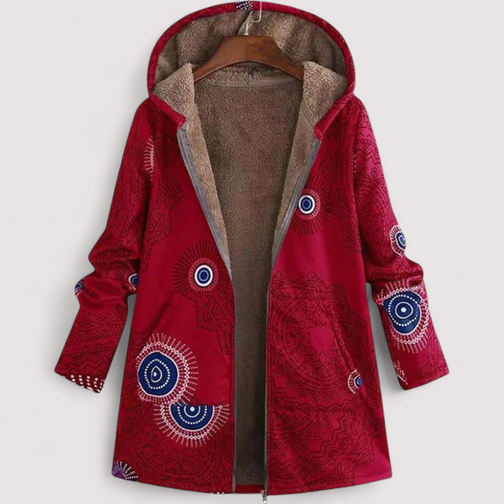 Christina™ | Pehme Kapuutsiga Jakk