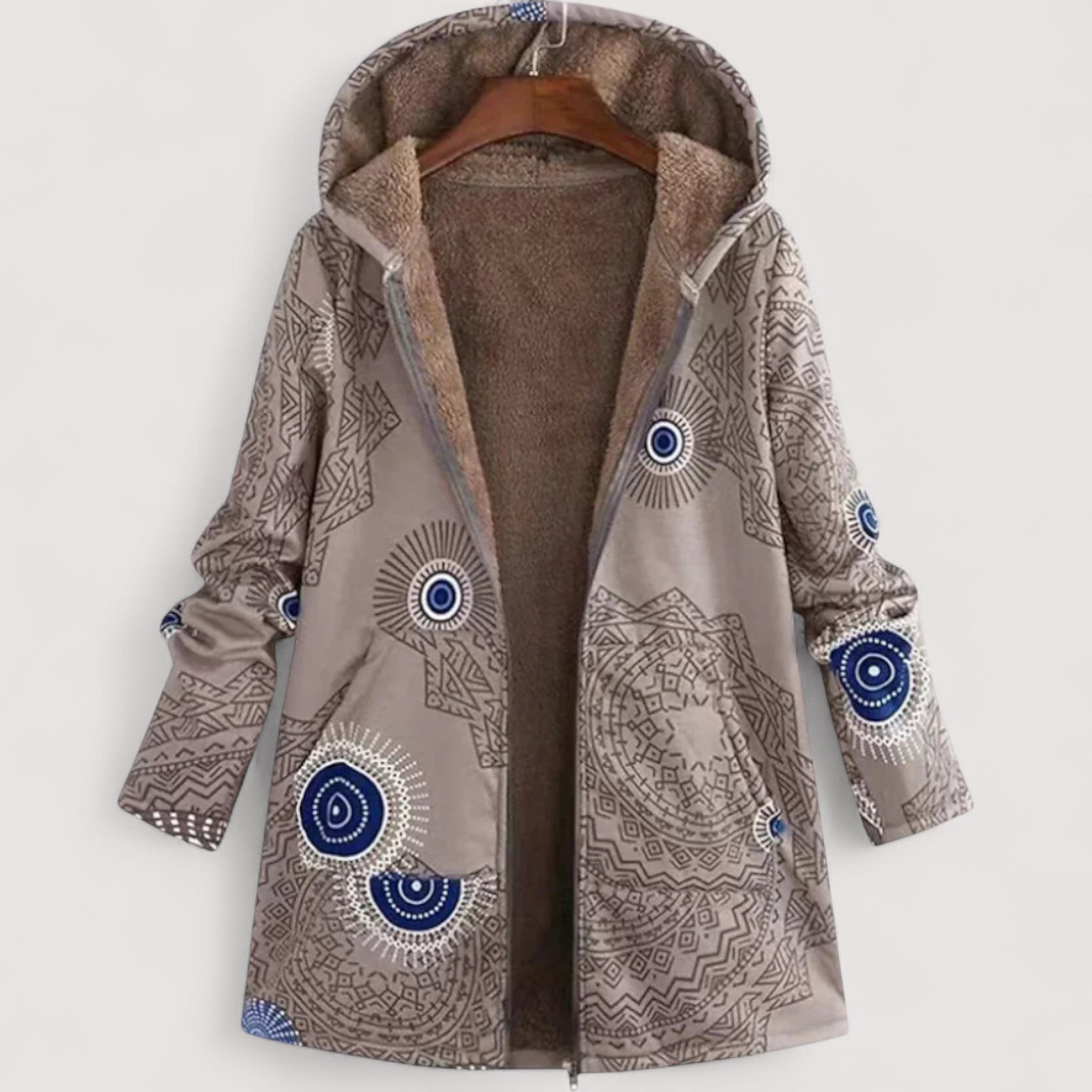 Christina™ | Pehme Kapuutsiga Jakk