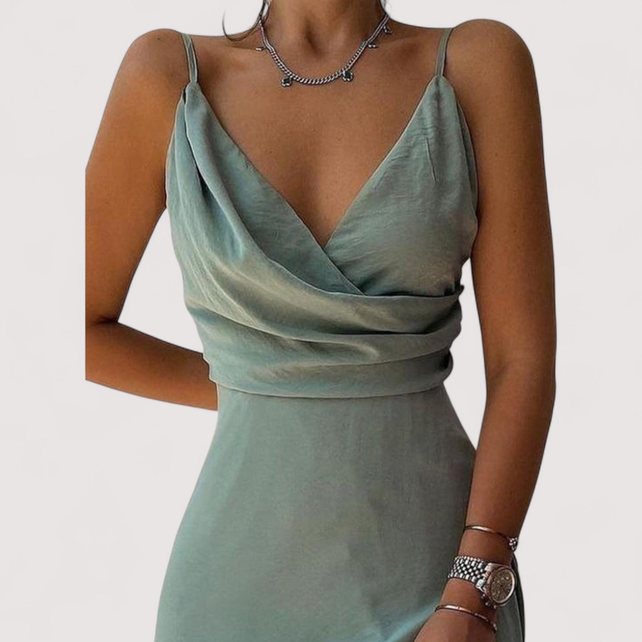 Emma™ | Satiin-kleit