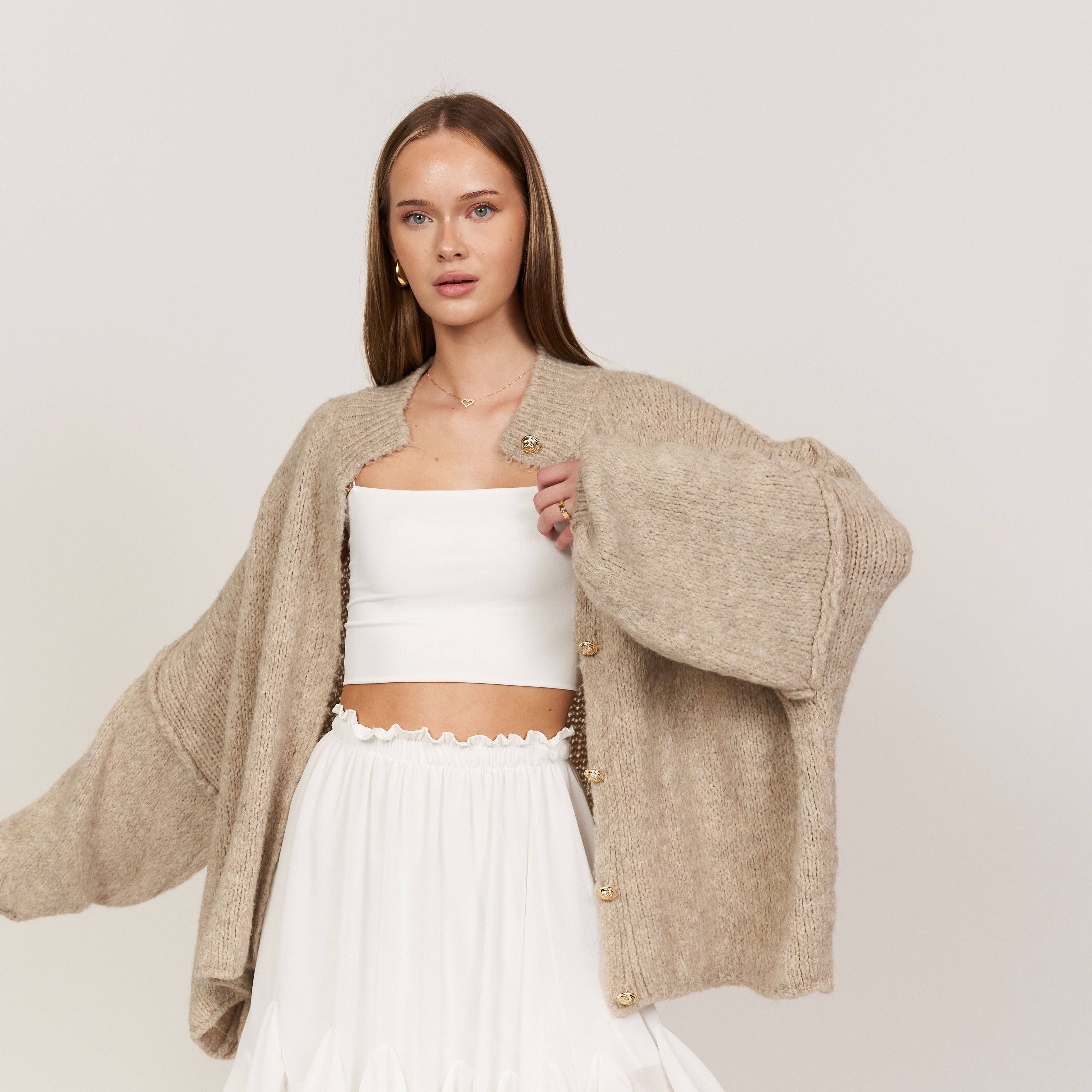 Üks suurus Cardigan "CozyGlam"