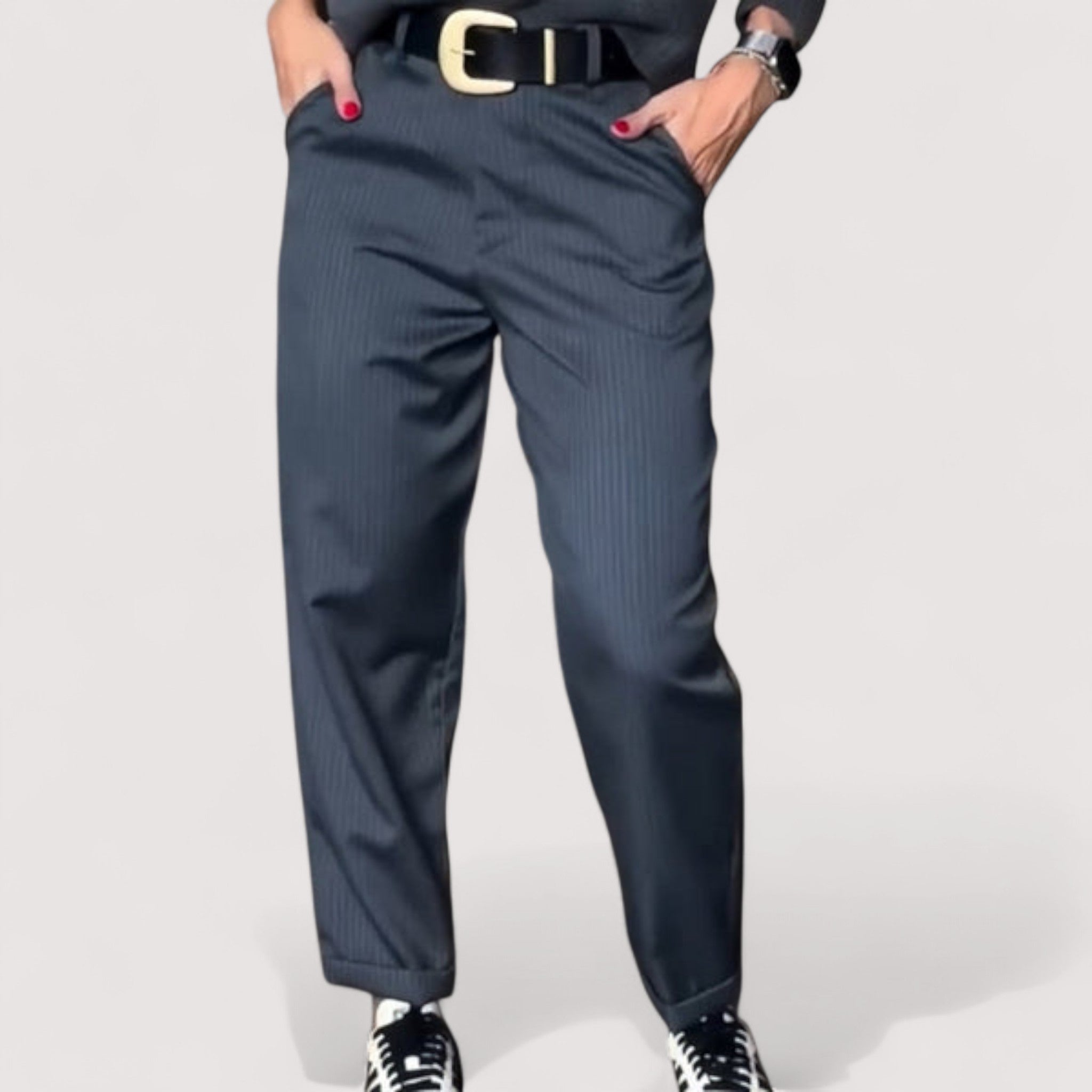 Bianca™ | Triibuline Ülikonnapükste