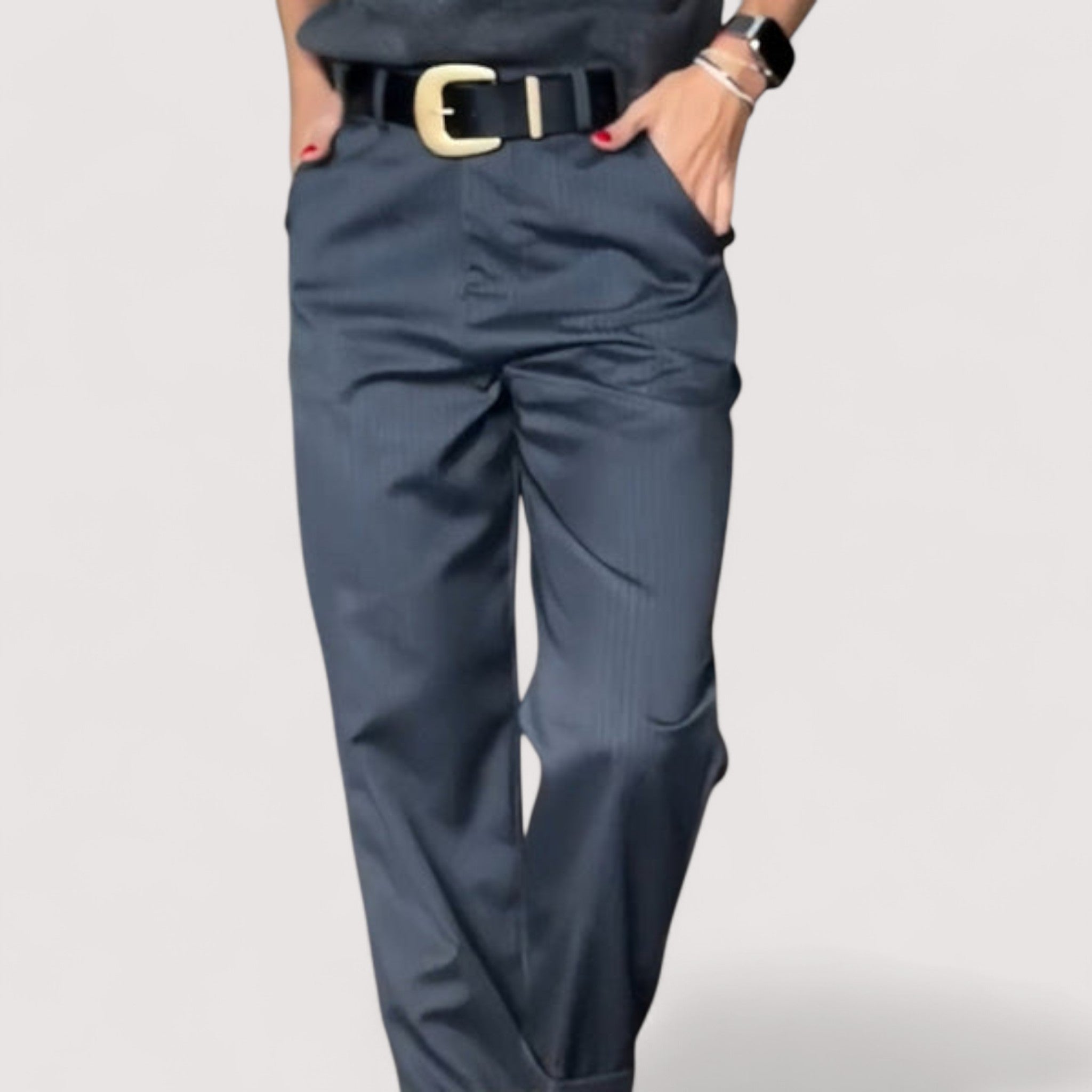 Bianca™ | Triibuline Ülikonnapükste