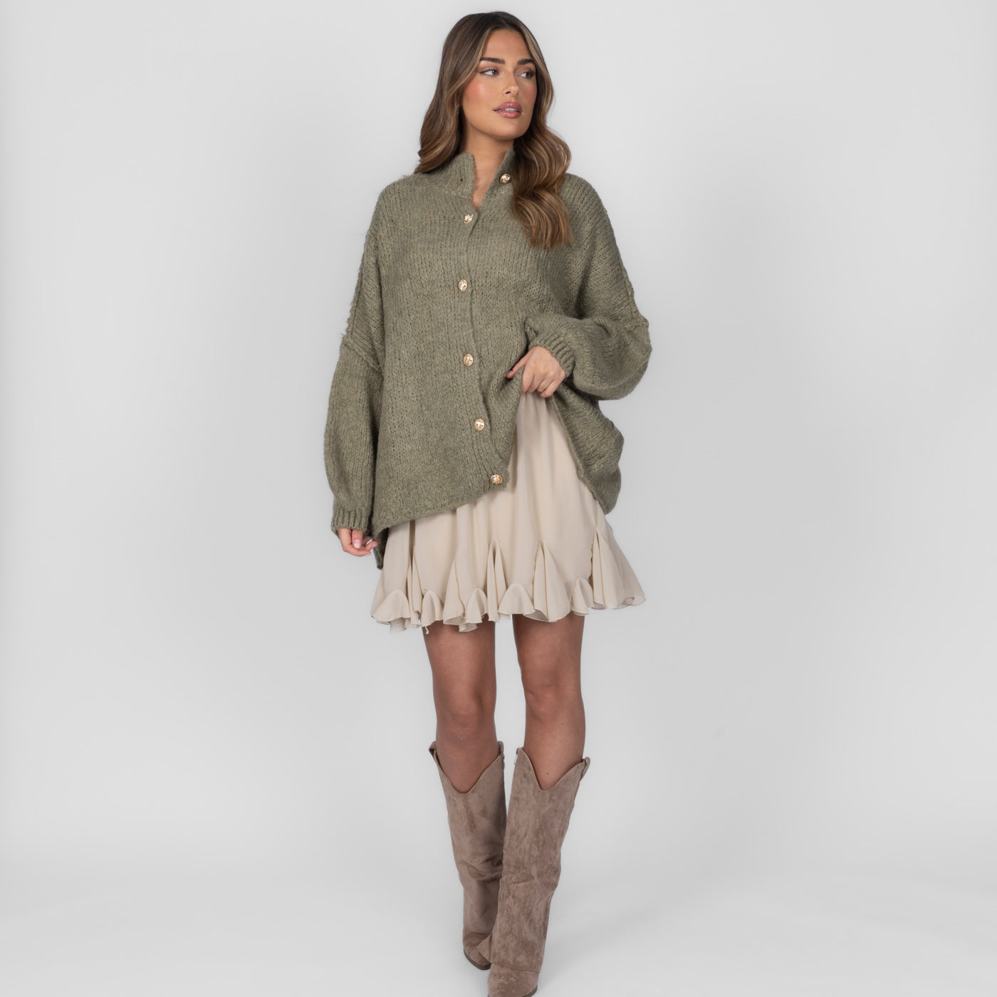 Üks suurus Cardigan "CozyGlam"