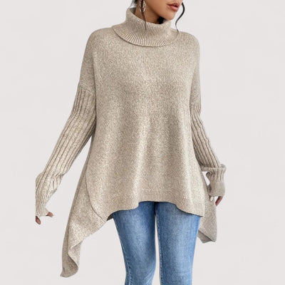 Patricia™ – LANGER ROLLKRAGENPULLOVER