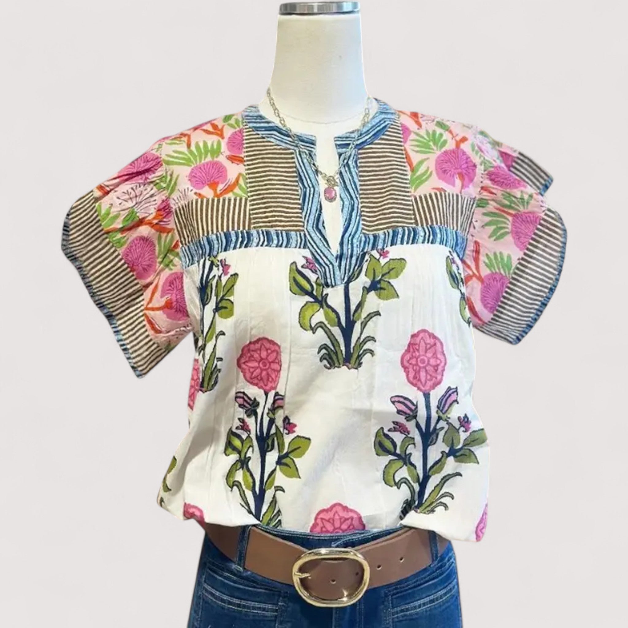 Odette™ | Bestickte Boho-Blus