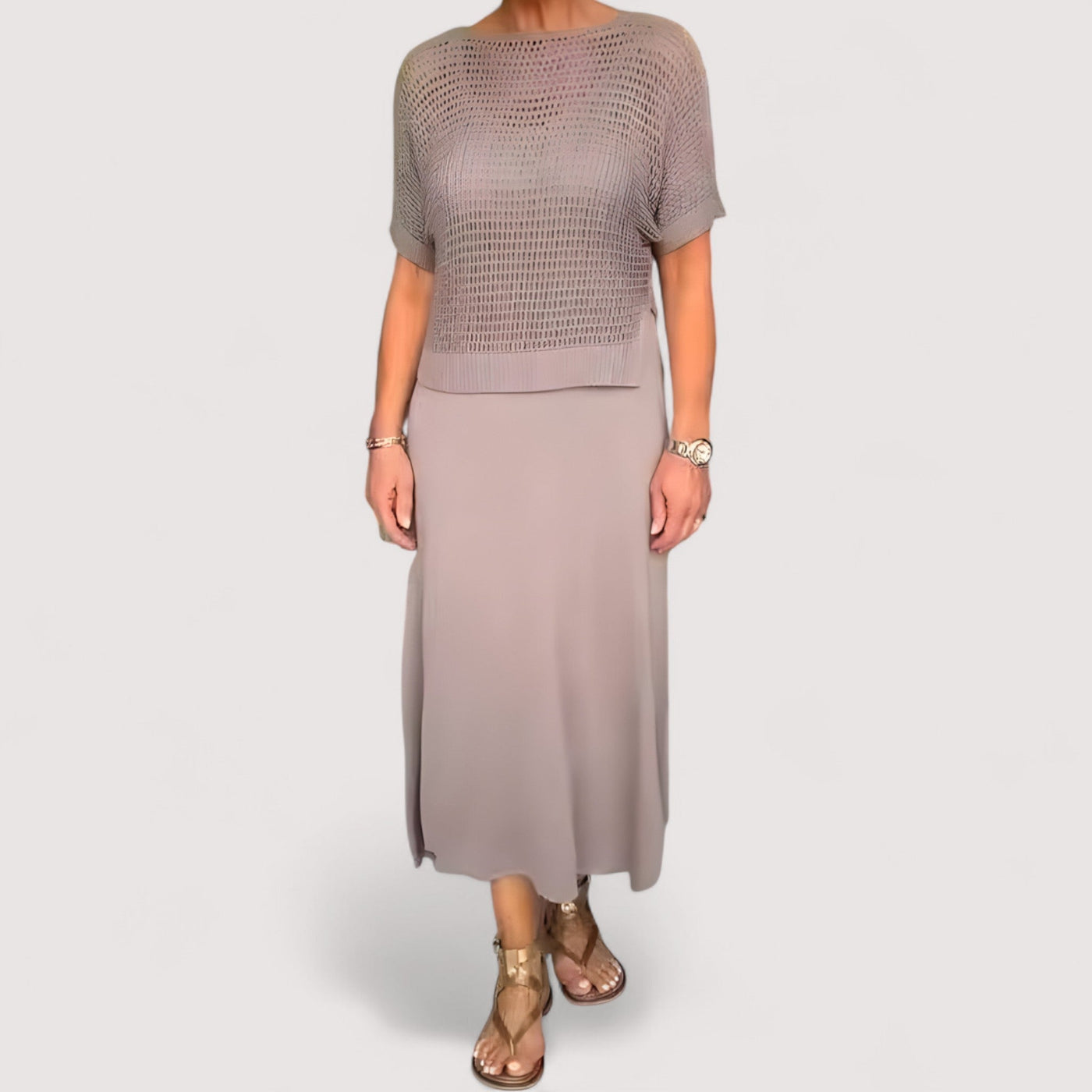 Claudia™ | Suvekleit kudumipealsega