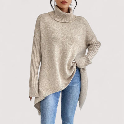 Patricia™ – LANGER ROLLKRAGENPULLOVER