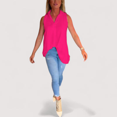 Elly™ | Volangblus, millel on krae