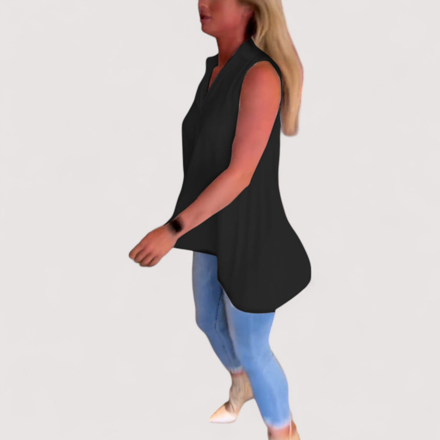 Elly™ | Volangblus, millel on krae