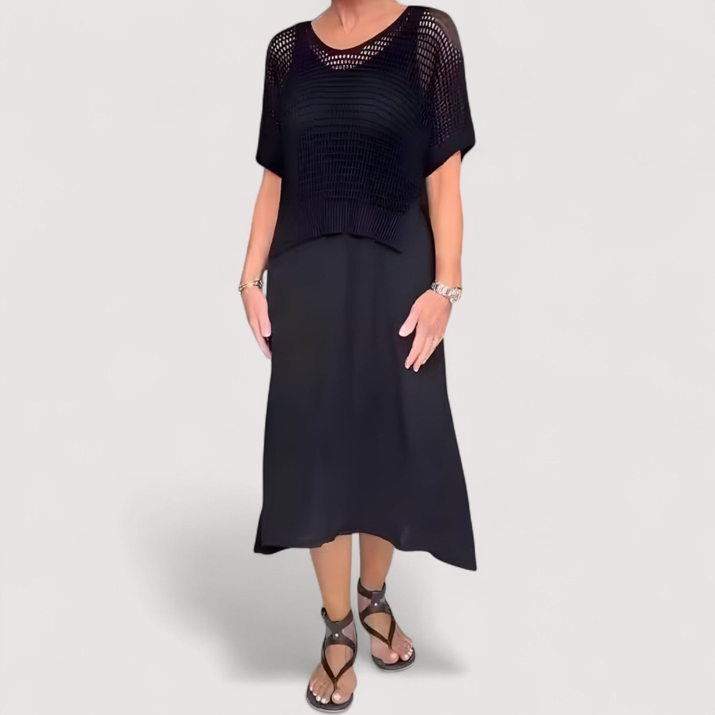 Claudia™ | Suvekleit kudumipealsega