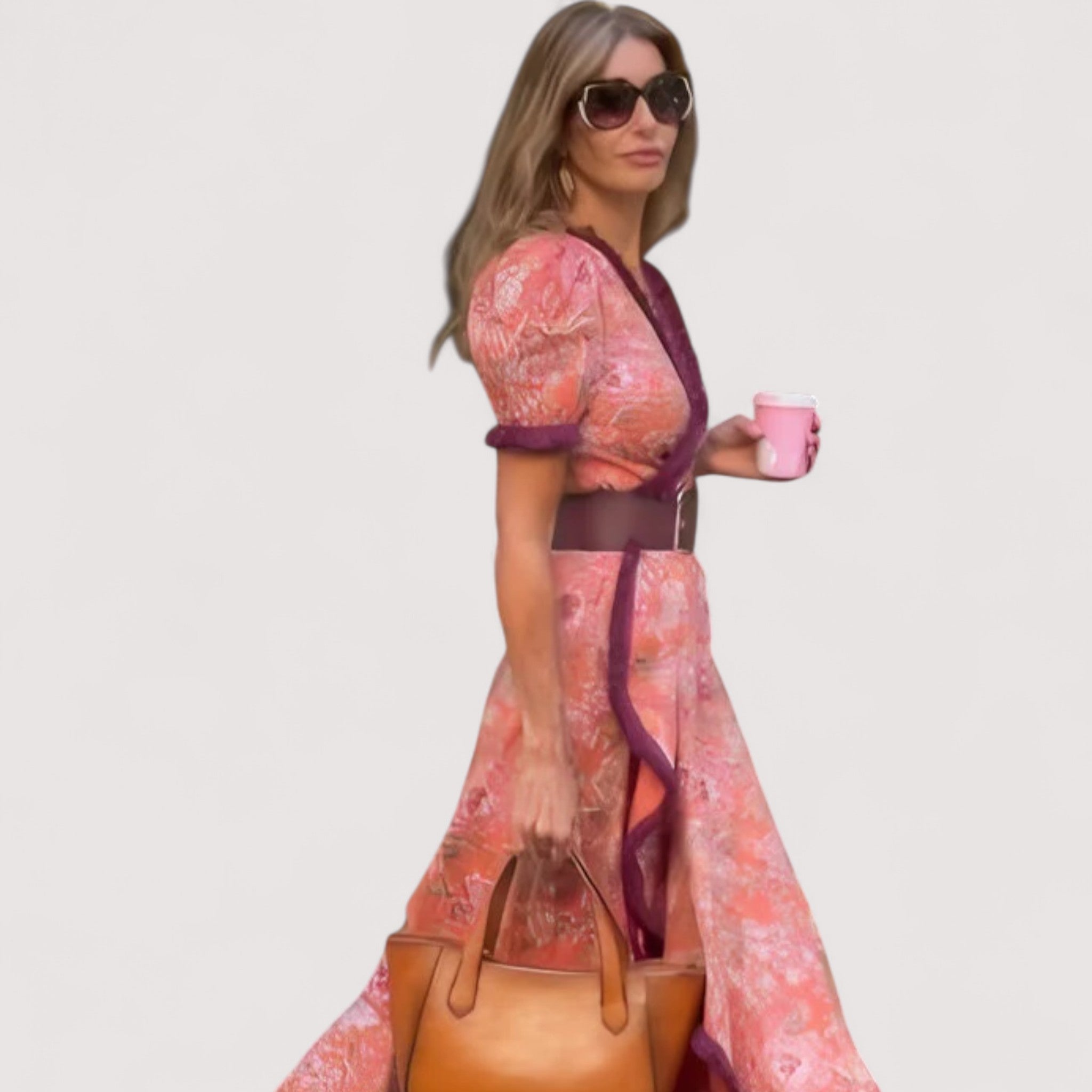 Sif™ | Elegantsed Roosa Maxikleid