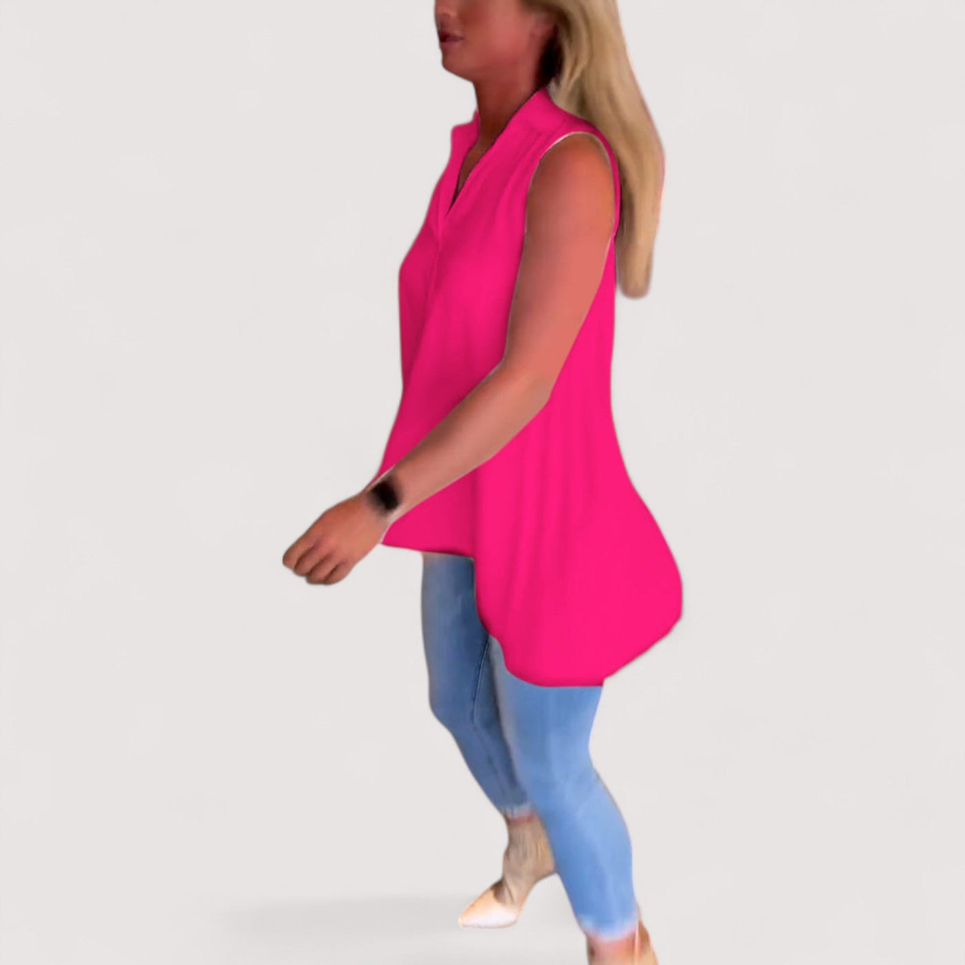 Elly™ | Volangblus, millel on krae
