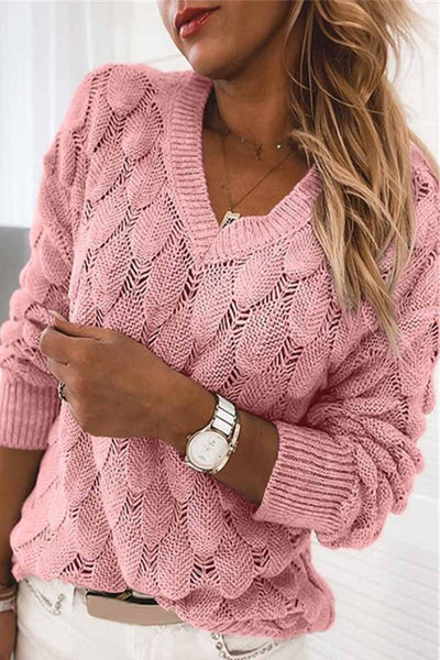 Delaney™ | Elegantne V-kaelusega kootud särk