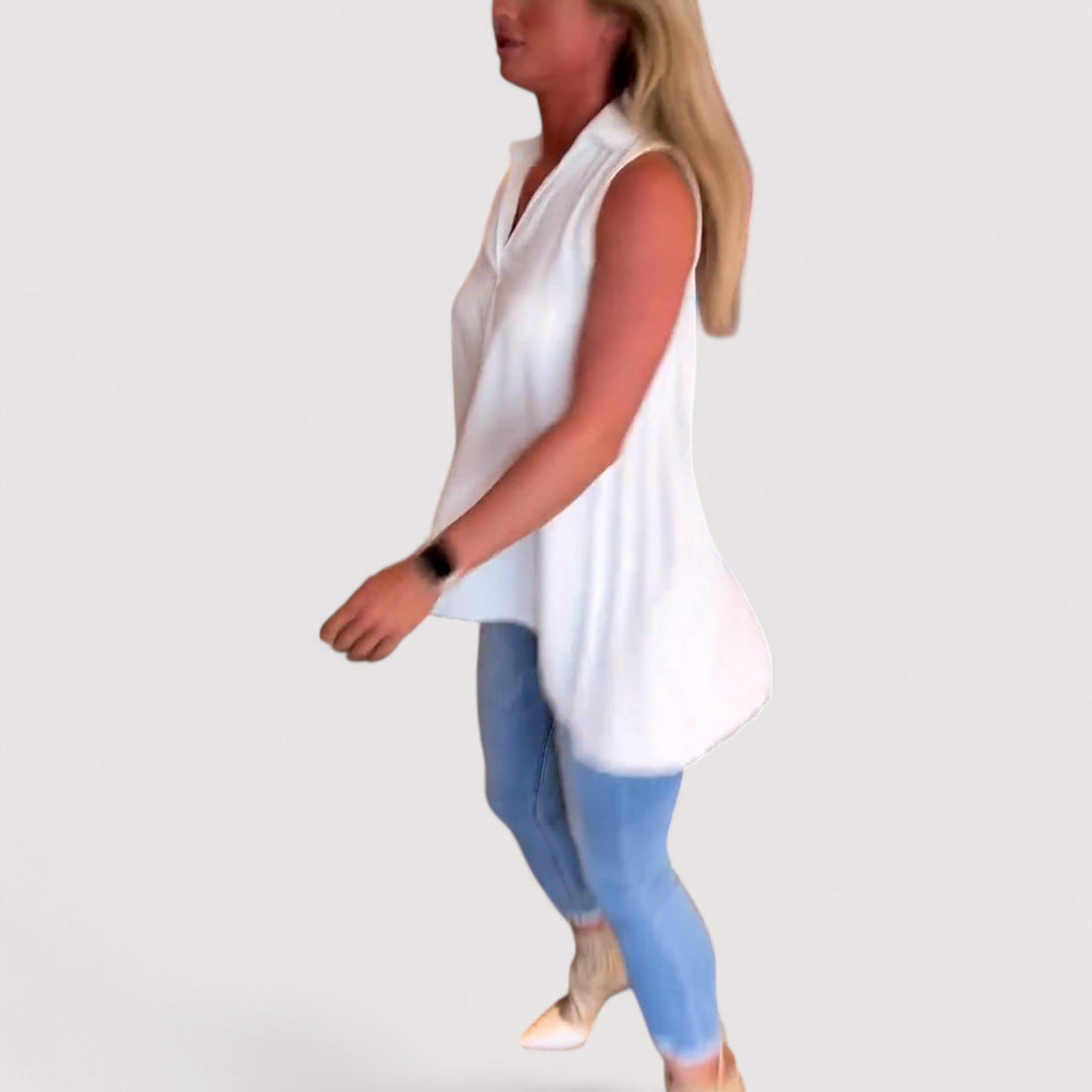 Elly™ | Volangblus, millel on krae