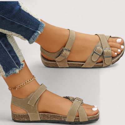 Inka™ | Kork-Ristirihmad-Sandaalid