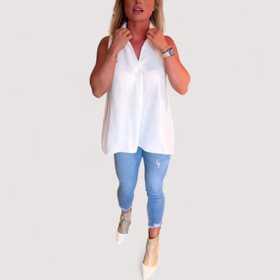 Elly™ | Volangblus, millel on krae