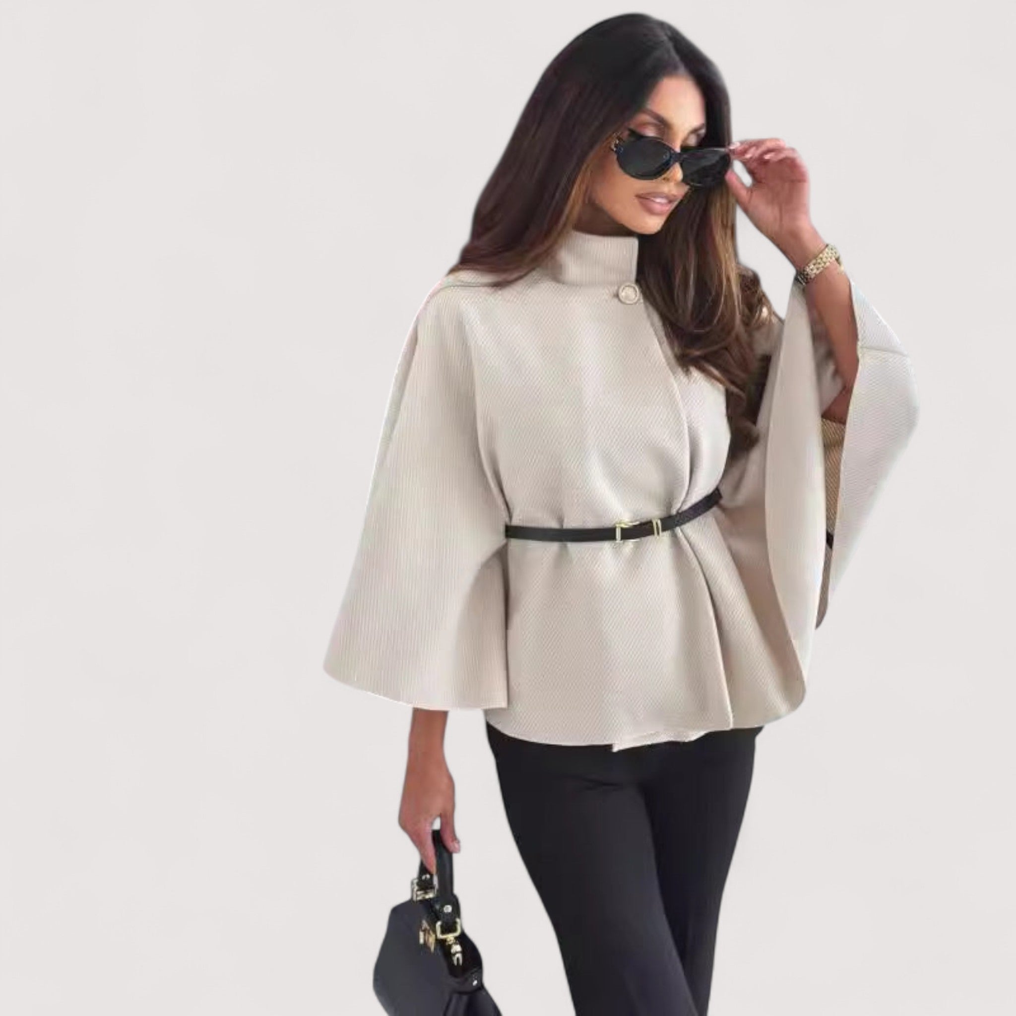 Angela™ | Elegantne liblikajakk vööga