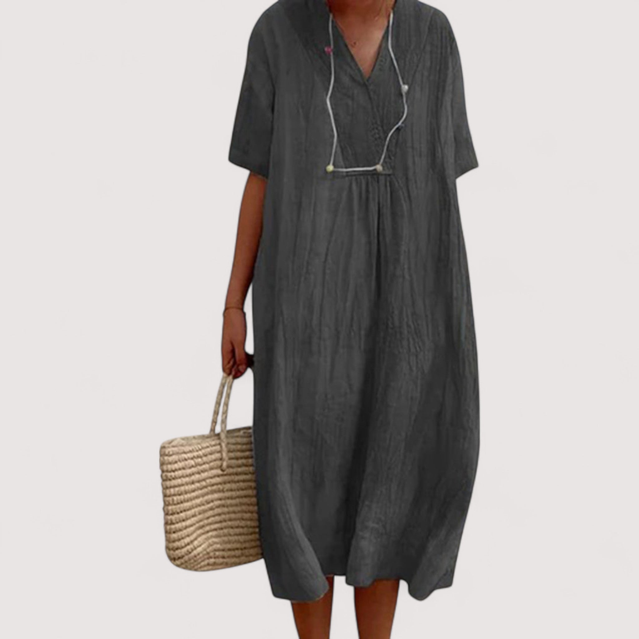 Hedda™ | Lõdvestunud Midi Kleit