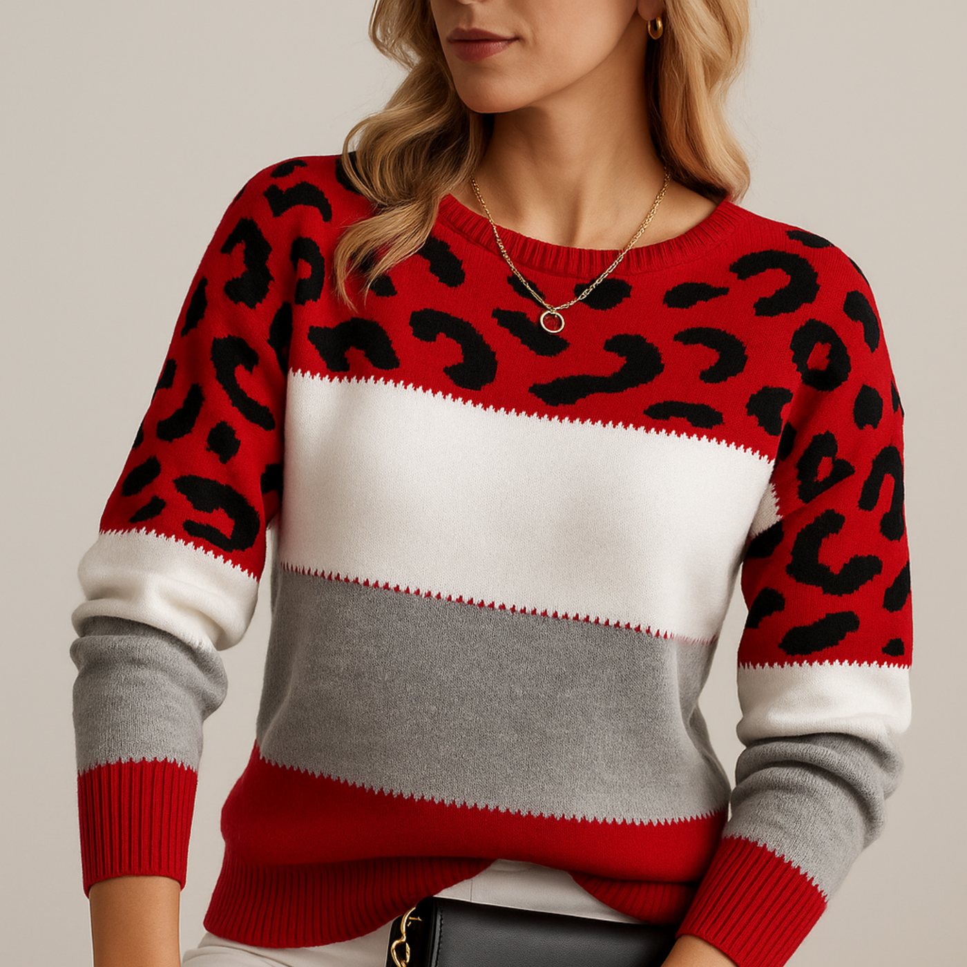 Maison Valmont™ | Leopard Elegantsi Sviiter