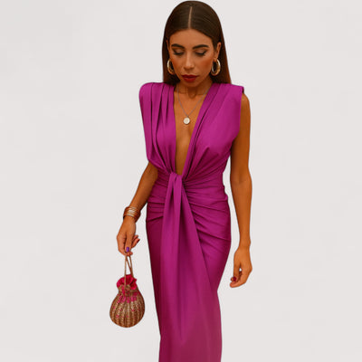 Maila™ | Elegantsed Drapé-Kleid