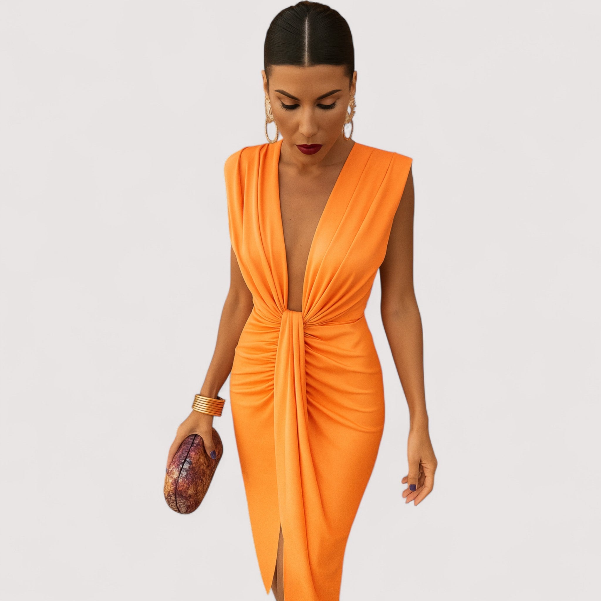 Maila™ | Elegantsed Drapé-Kleid