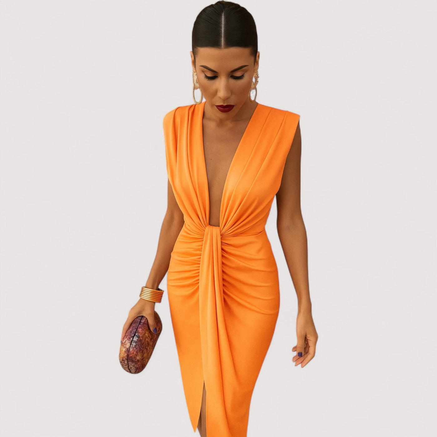 Maila™ | Elegantsed Drapé-Kleid