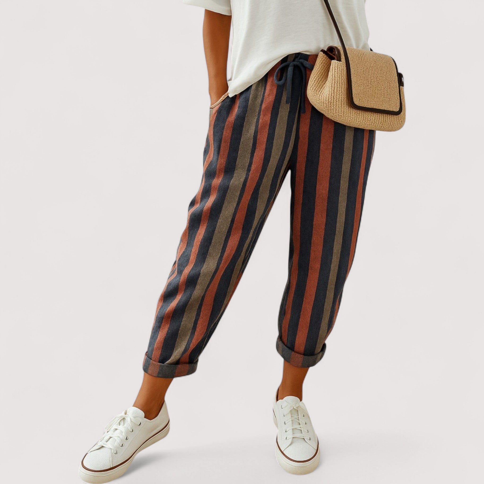 Romy™ | Prinditud Püksid