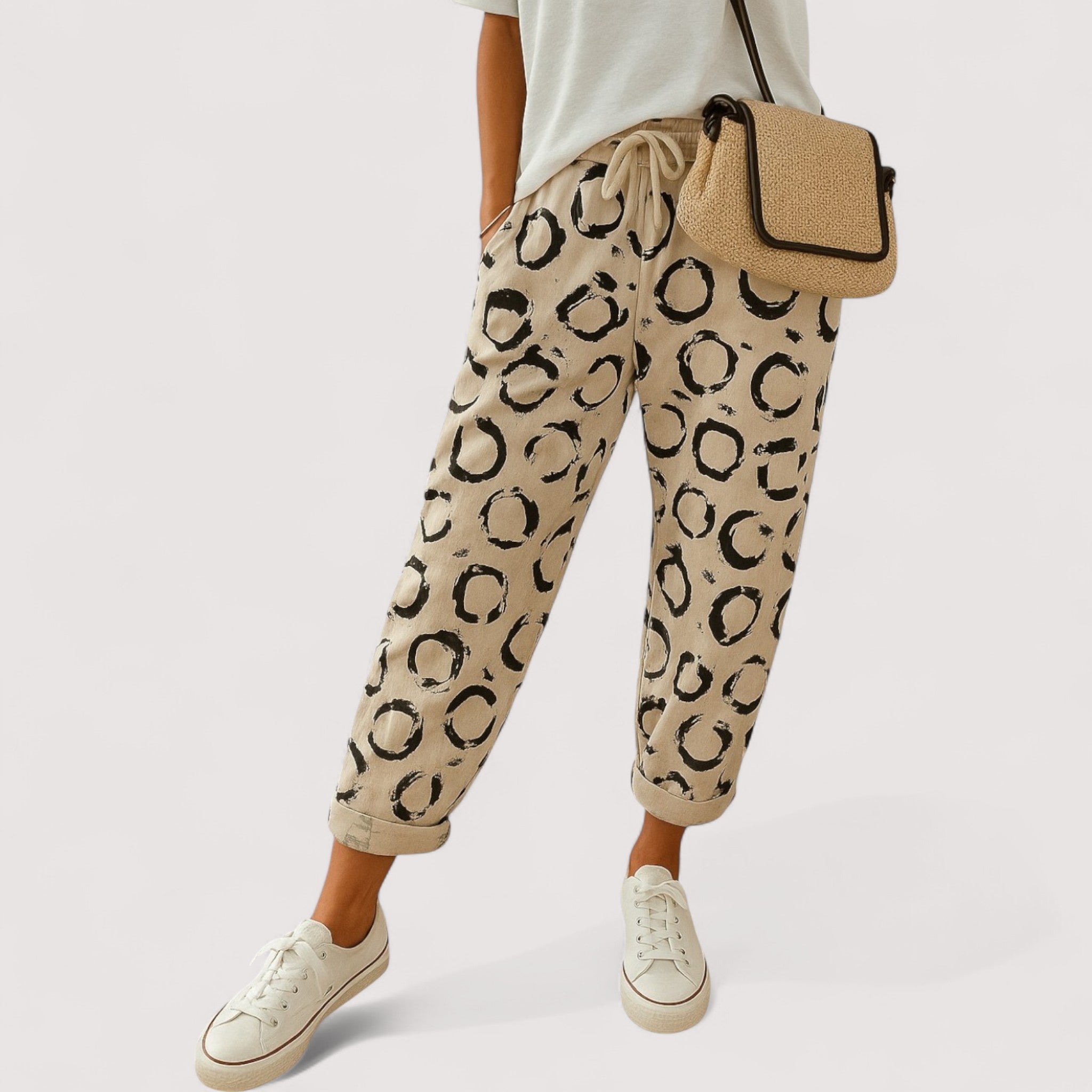 Romy™ | Prinditud Püksid