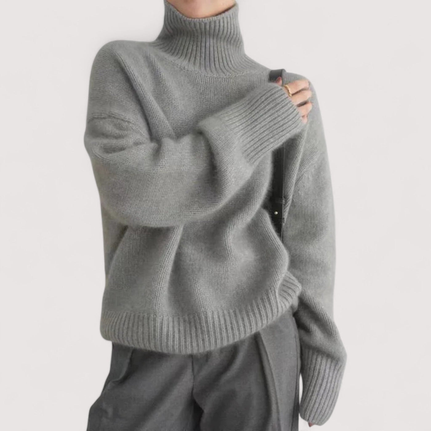Noémie™ | Cashmere kõrge kaelusega särk
