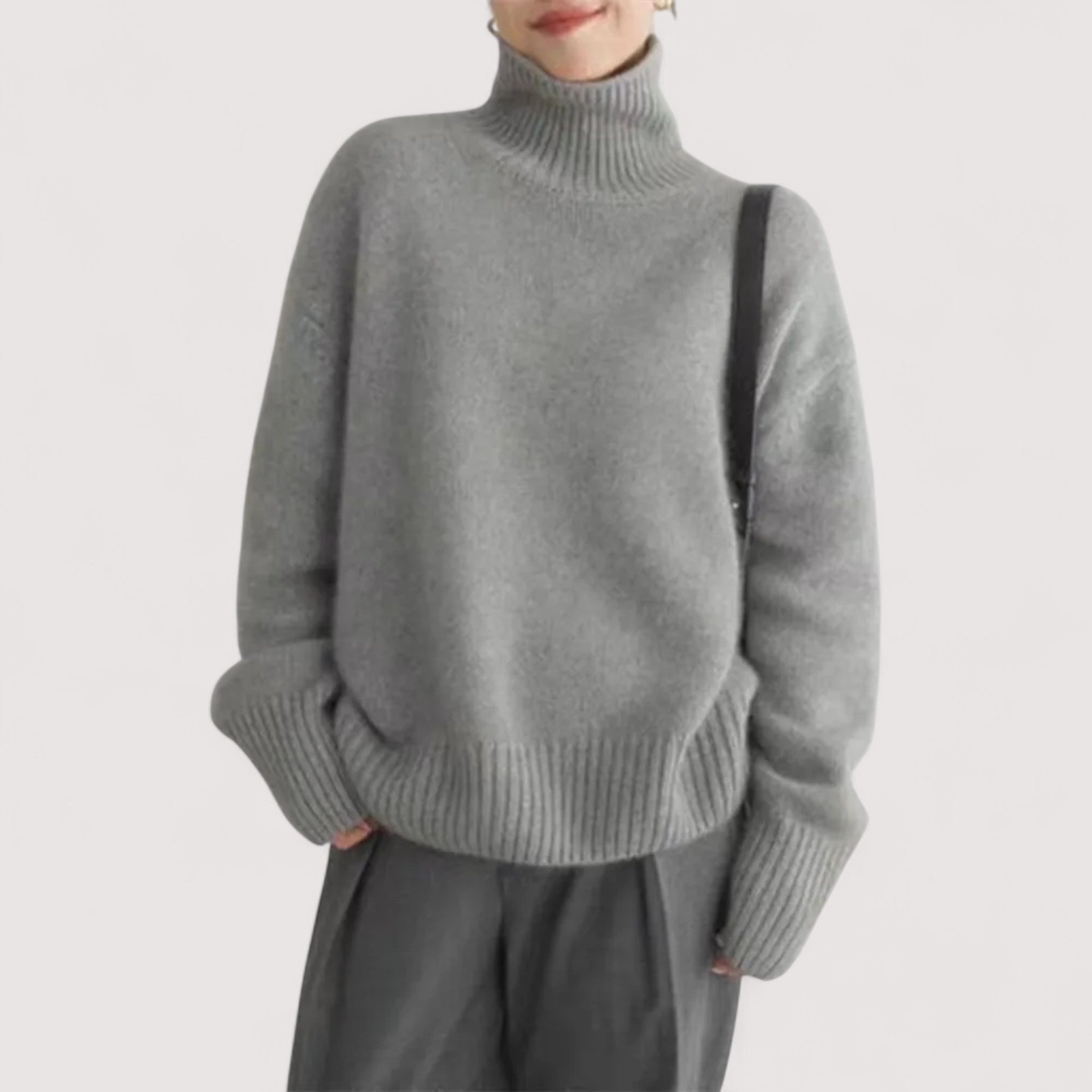 Noémie™ | Cashmere kõrge kaelusega särk