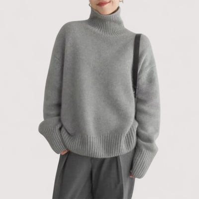 Noémie™ | Cashmere kõrge kaelusega särk