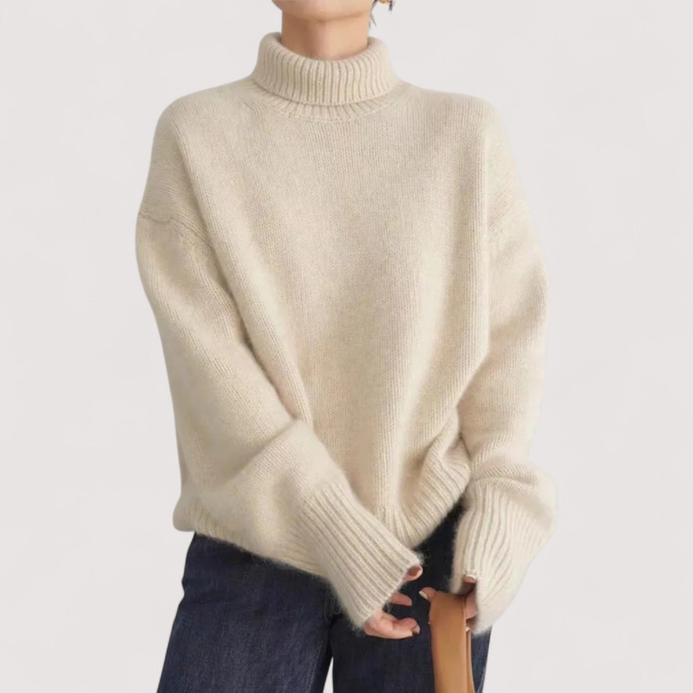 Noémie™ | Cashmere kõrge kaelusega särk