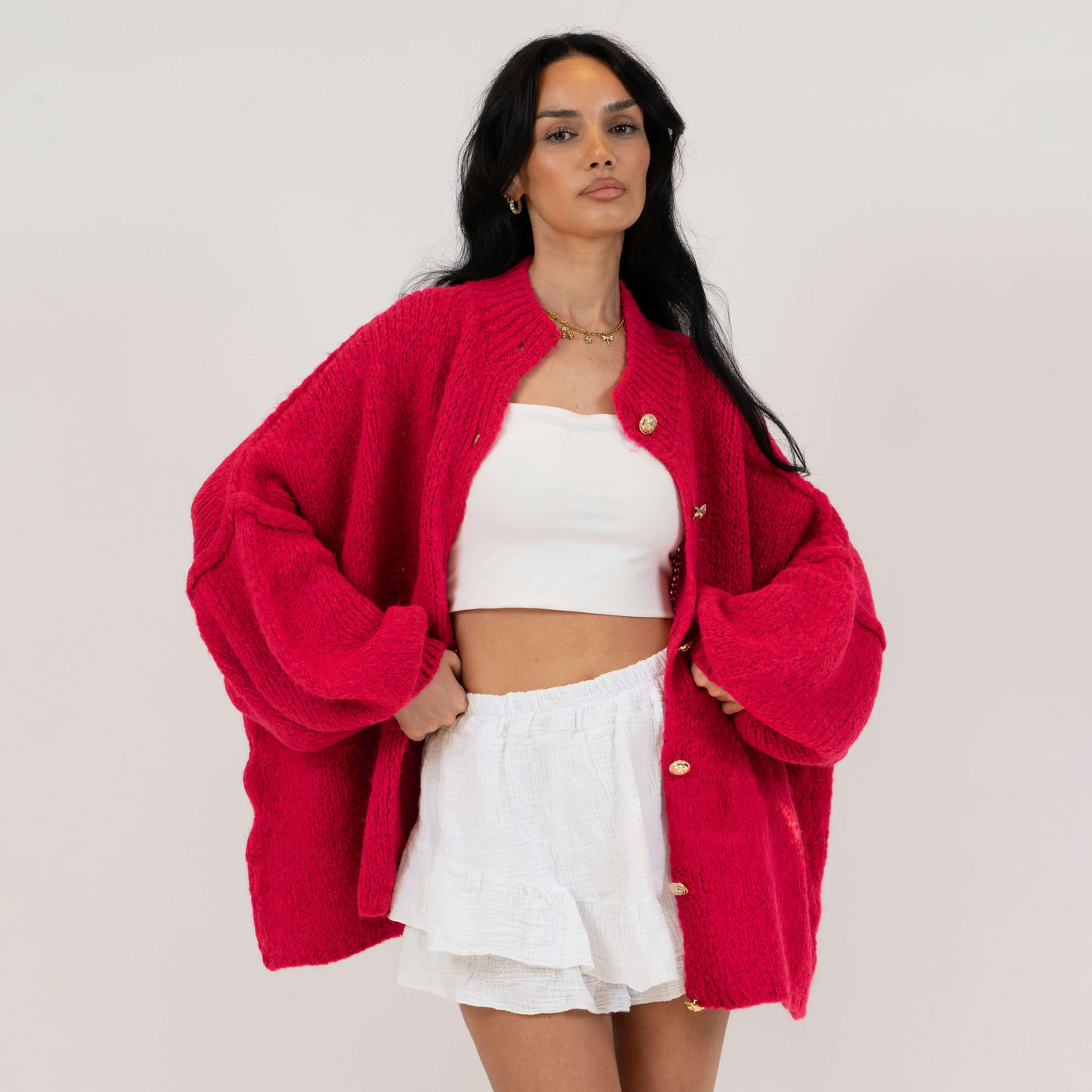 Üks suurus Cardigan "CozyGlam"