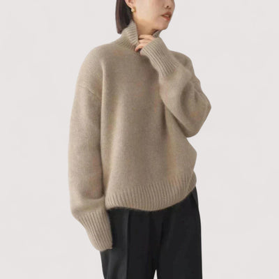 Noémie™ | Cashmere kõrge kaelusega särk