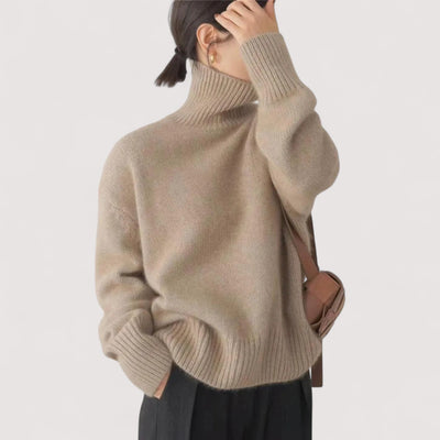Noémie™ | Cashmere kõrge kaelusega särk