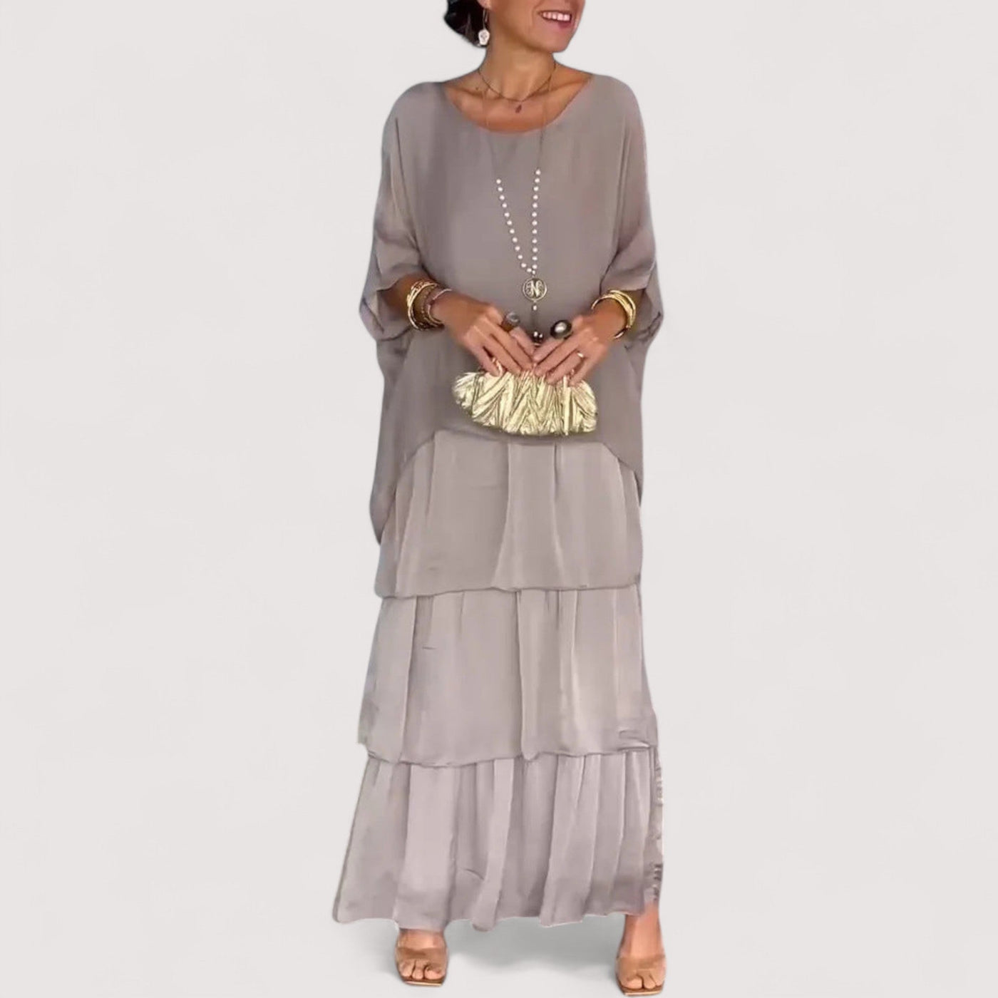Laurence™ | Elegantne Chiffon Kleit Boho-Stiilis