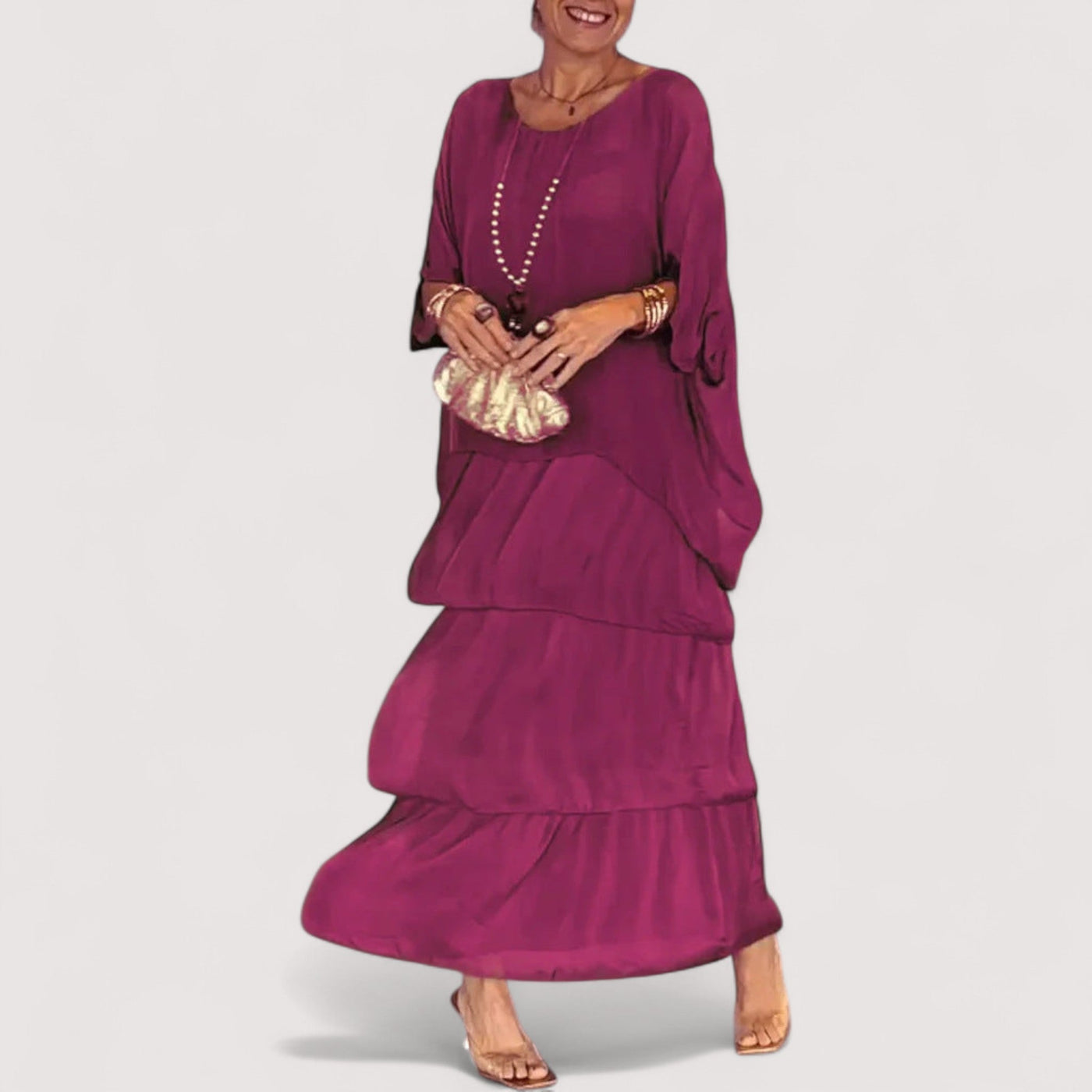 Laurence™ | Elegantne Chiffon Kleit Boho-Stiilis