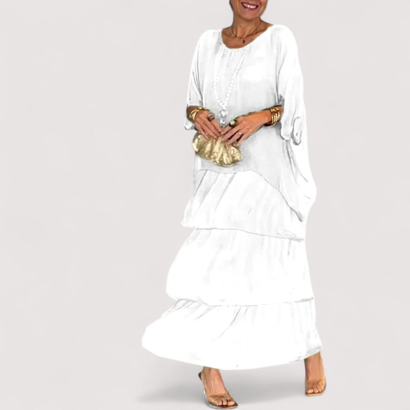 Laurence™ | Elegantne Chiffon Kleit Boho-Stiilis
