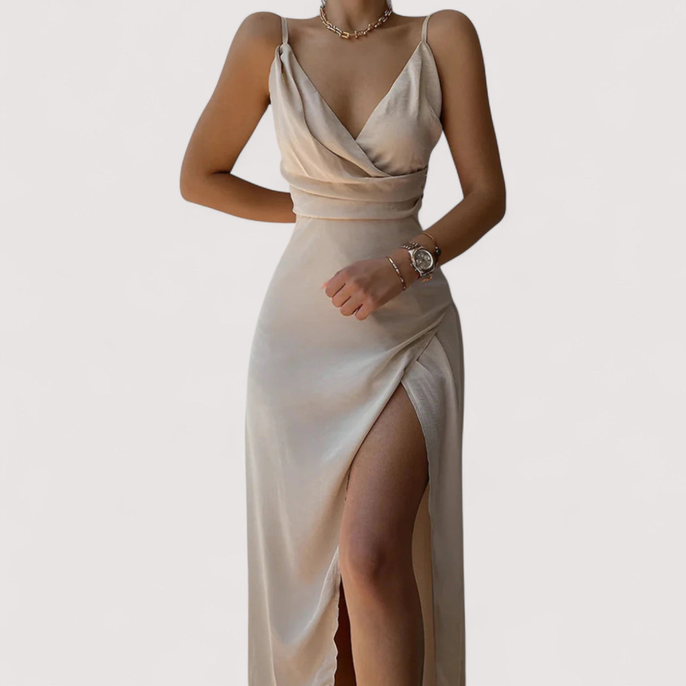 Emma™ | Satiin-kleit