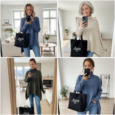 Patricia™ – LANGER ROLLKRAGENPULLOVER
