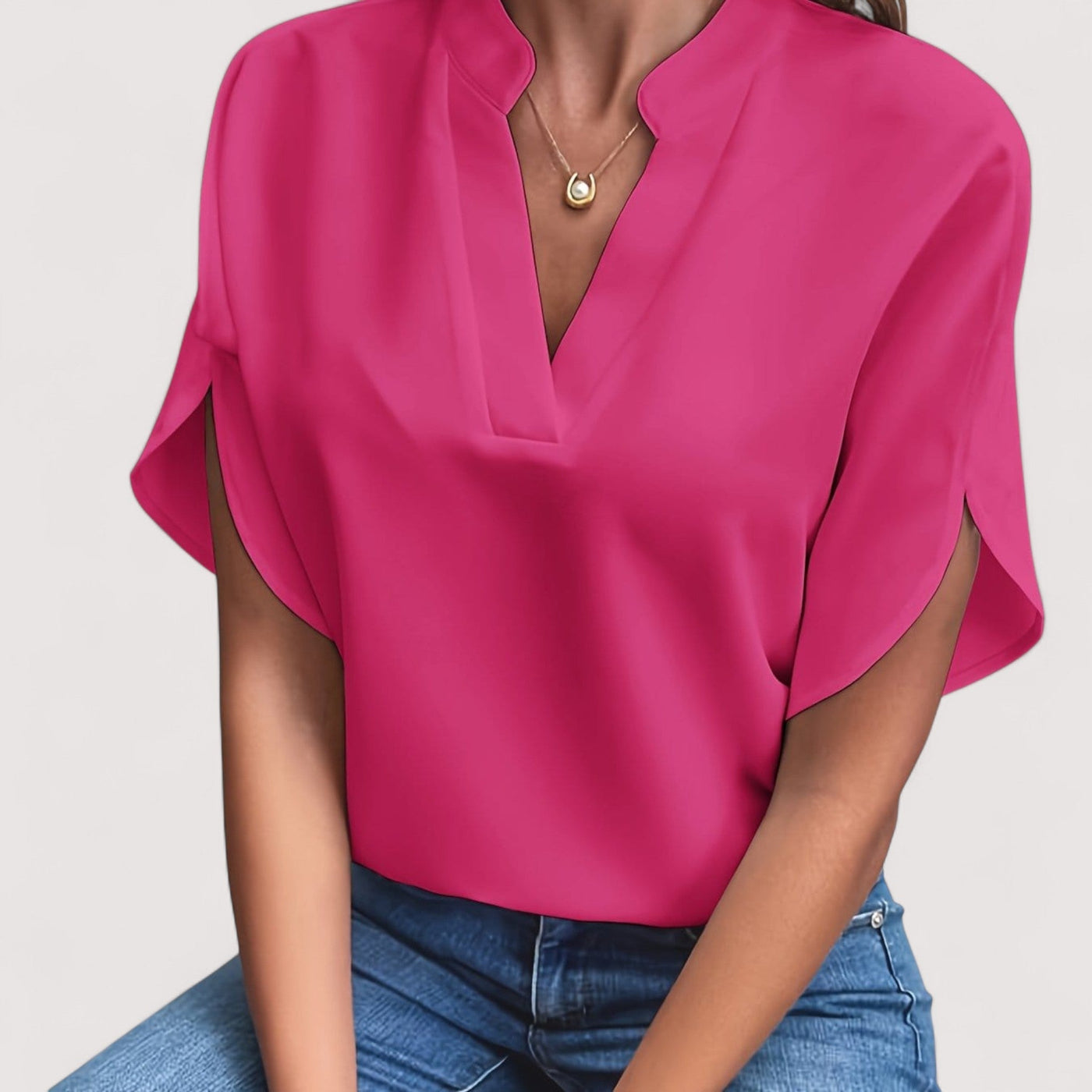 Rosmarie™ | Drapeeritud Bluus