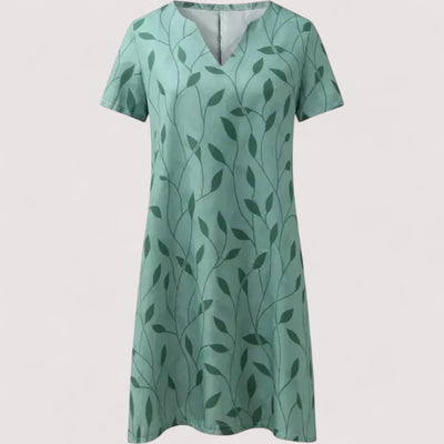 Jeanne™ | V-kaelusega kleit printimisega