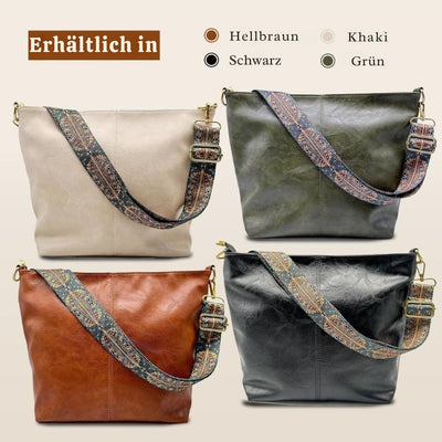 Greta - Vintage nahast õlakott