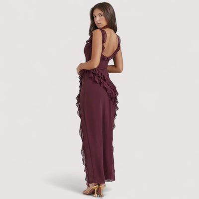Chloe™ | Maxi kleit lõhiku jaotusega