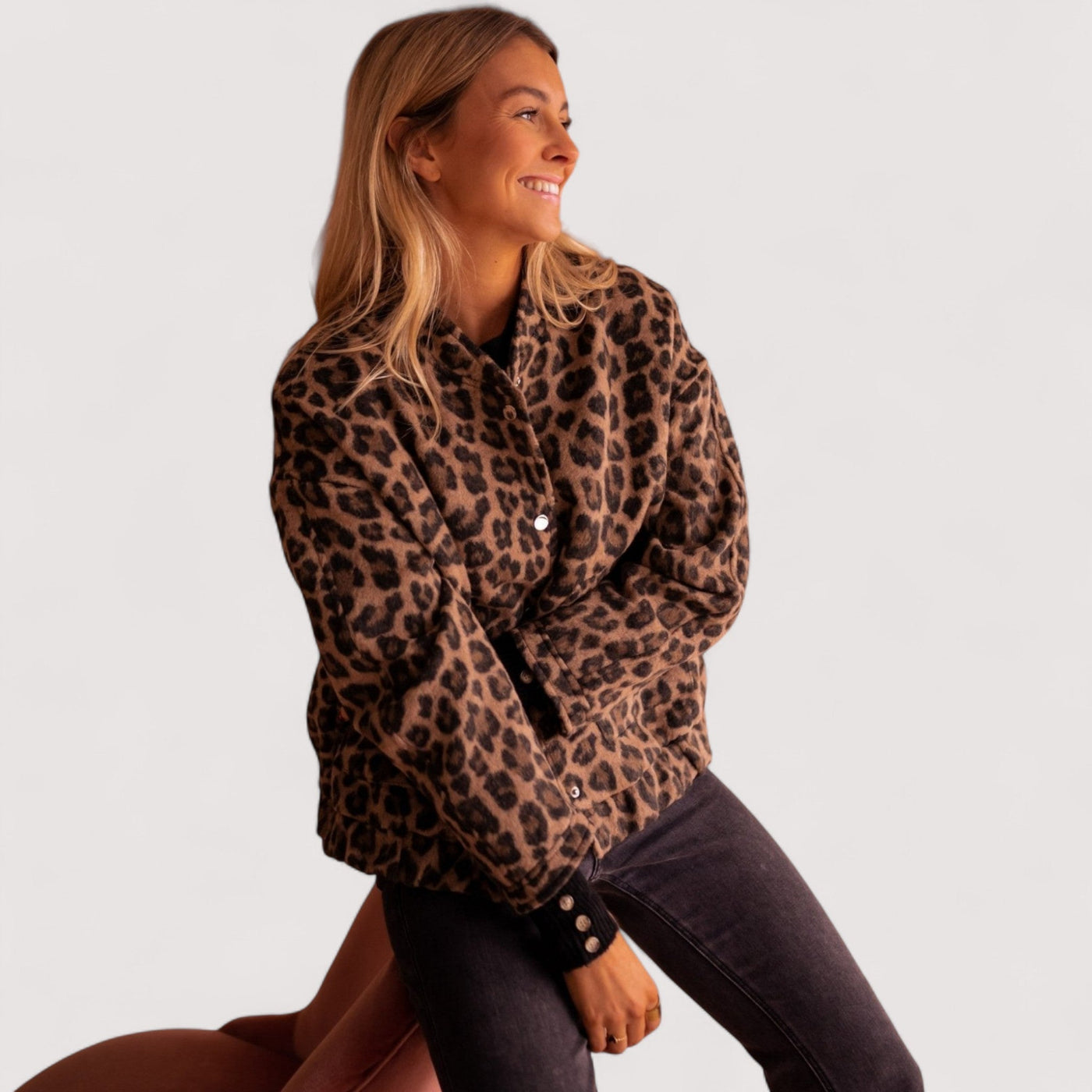 Paulina™ | Trendikas leopardimantel