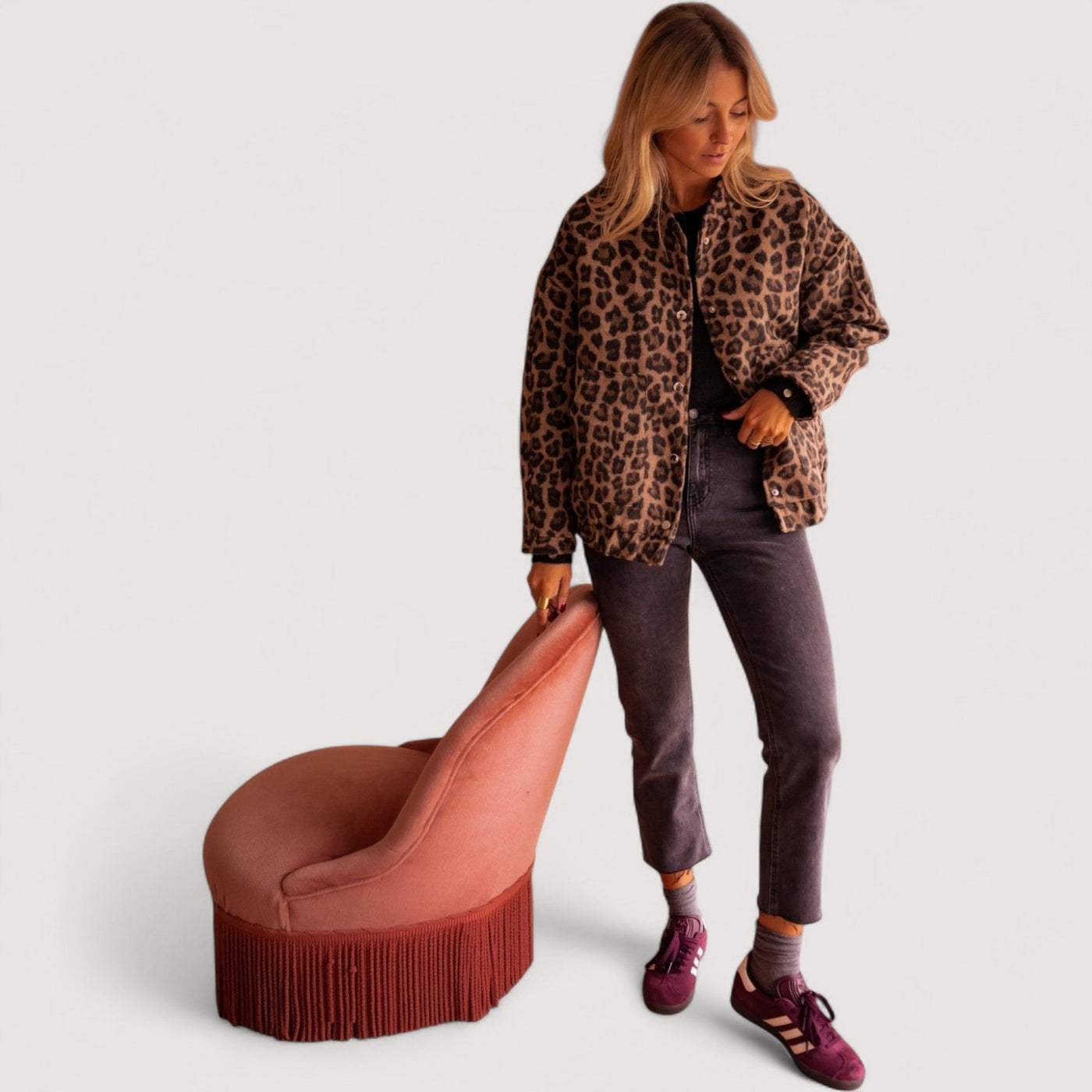 Paulina™ | Trendikas leopardimantel