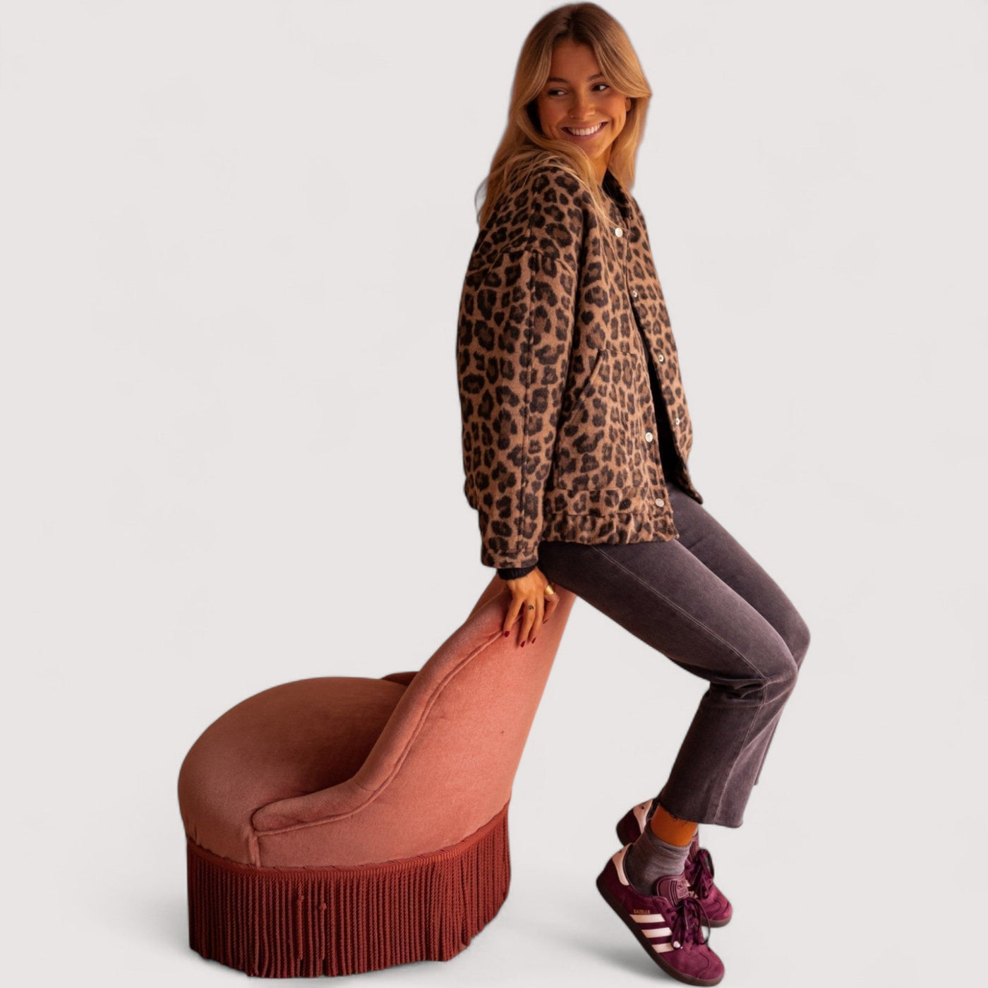 Paulina™ | Trendikas leopardimantel