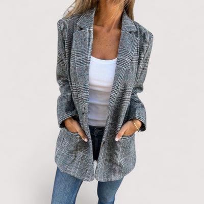 Tiziana™ | Lahe ruuduline bleiser