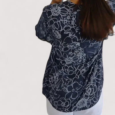 Tumascha™ | Lillade mustriga pluus